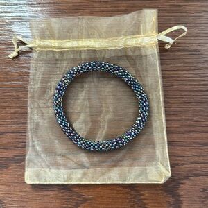 🩷Sashka multi-colored glass bead bracelet.